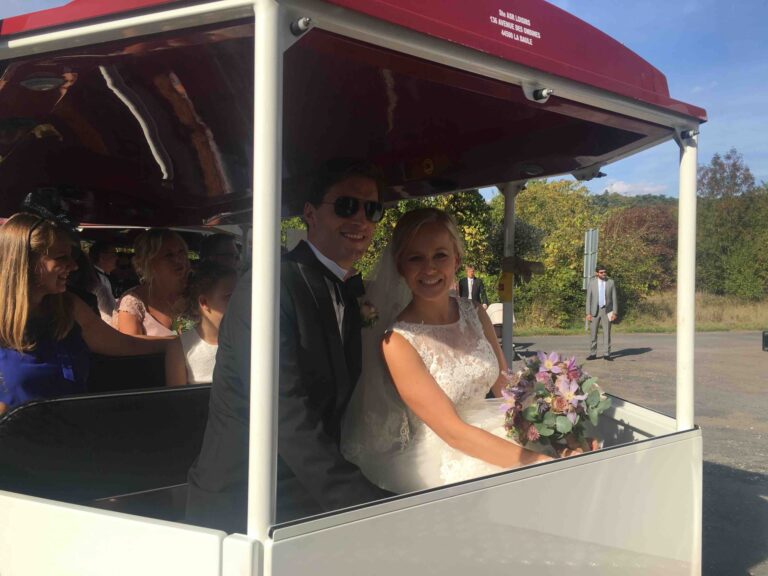 Location petit train pour mariage